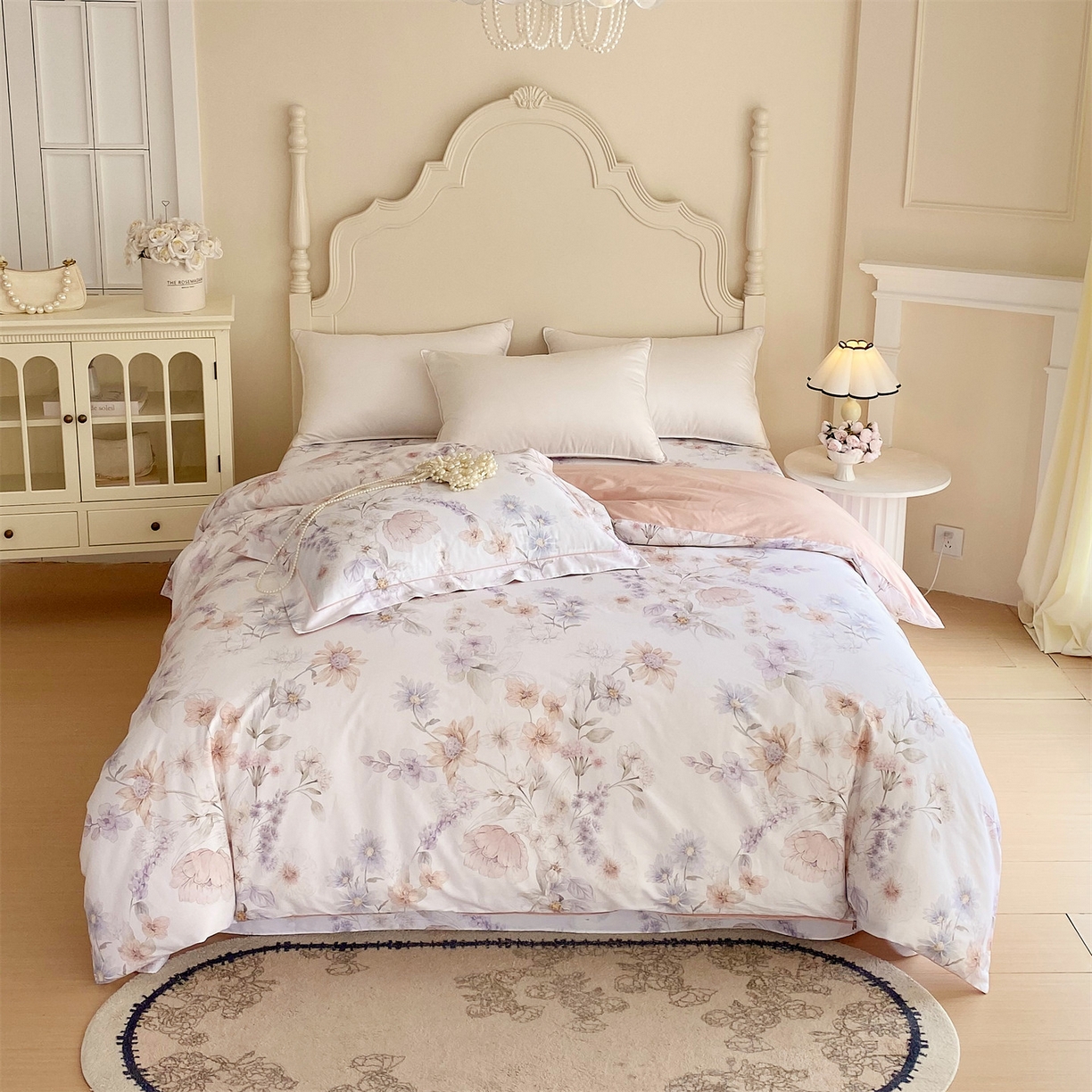 91家纺网 家纺一手货源 找家纺 宝齐莱家纺 2026新款全棉纯棉活性印花单被套被套单件单品被套 云裳仙子