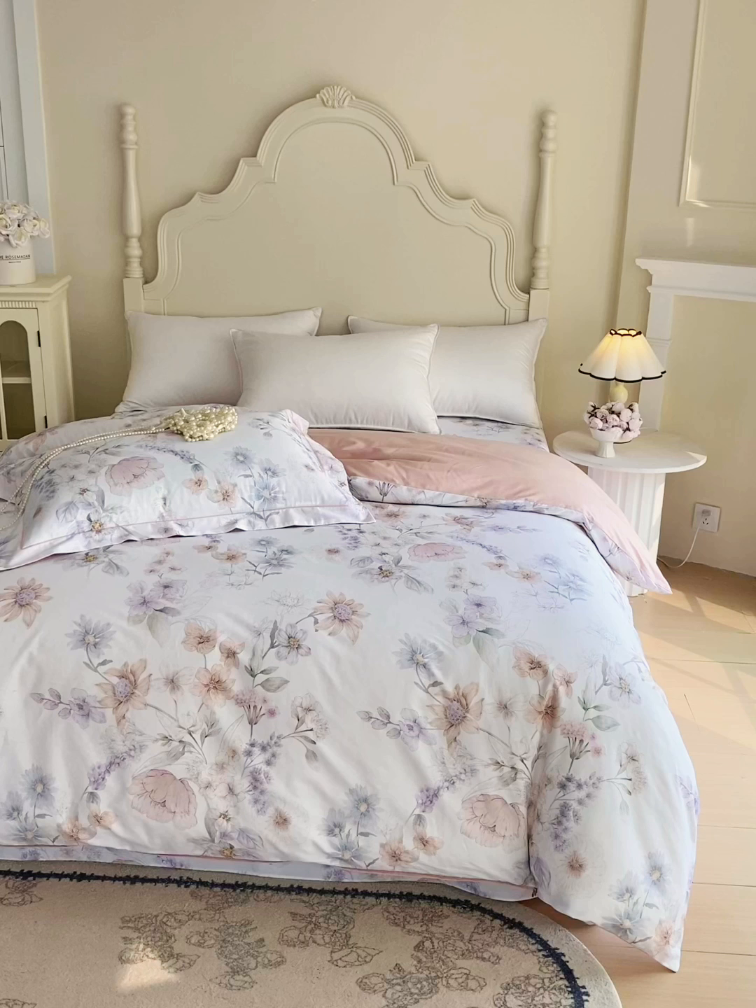 91家纺网 家纺一手货源 找家纺 宝齐莱家纺 2026新款全棉纯棉活性印花单被套被套单件单品被套 云裳仙子