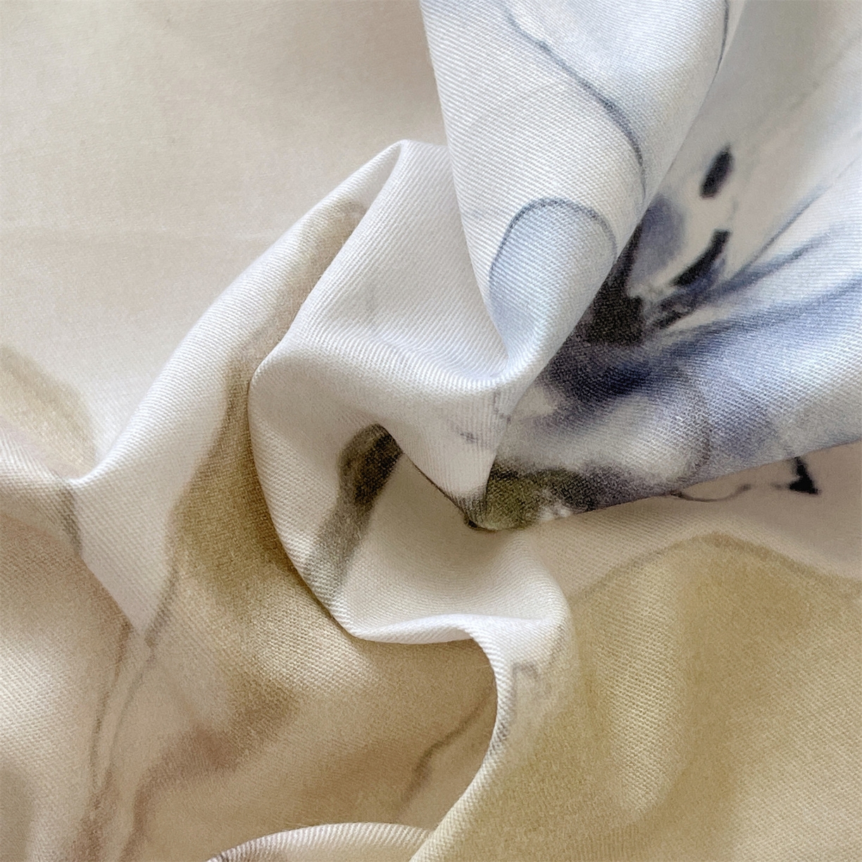 91家纺网 家纺一手货源 找家纺 宝齐莱家纺 2026新款全棉纯棉活性印花单被套被套单件单品被套 花知晓