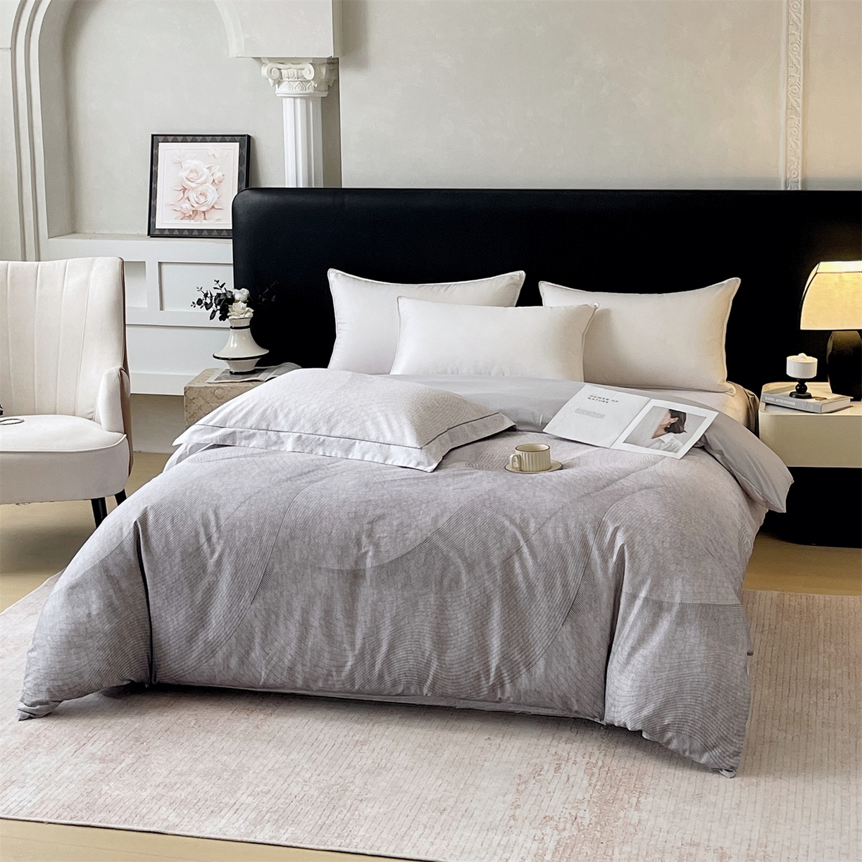 91家纺网 家纺一手货源 找家纺 宝齐莱家纺 2026新款全棉纯棉活性印花单被套被套单件单品被套 梦想家