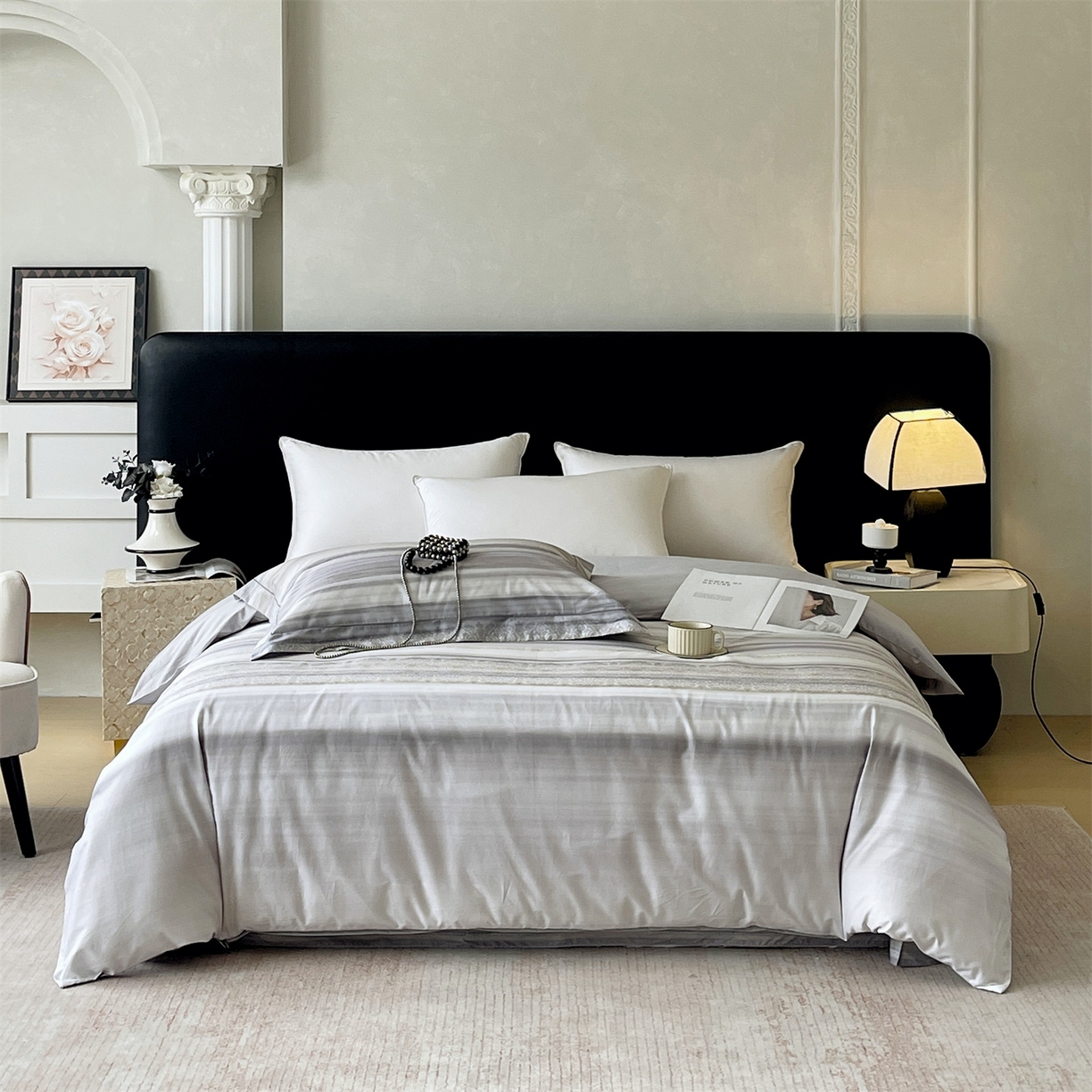 91家纺网 家纺一手货源 找家纺 宝齐莱家纺 2026新款全棉纯棉活性印花单被套被套单件单品被套 时光记忆