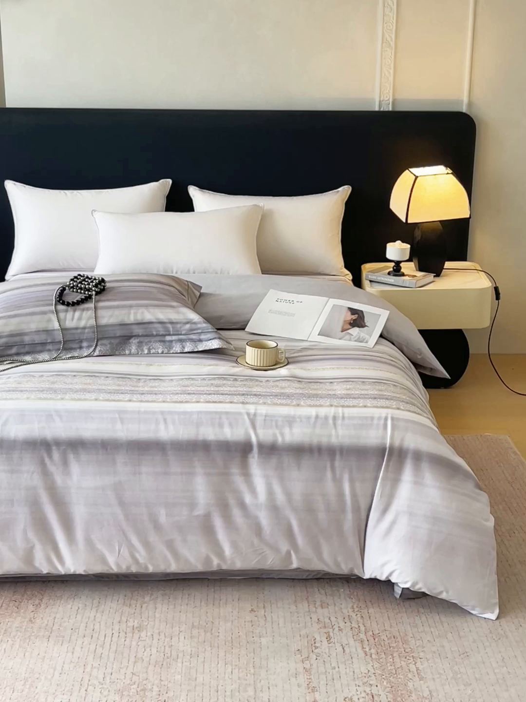 91家纺网 家纺一手货源 找家纺 宝齐莱家纺 2026新款全棉纯棉活性印花单被套被套单件单品被套 时光记忆