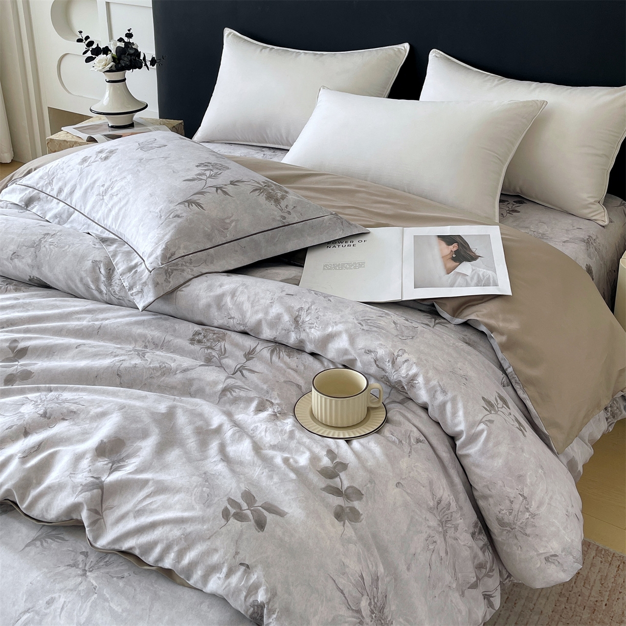 宝齐莱家纺 2026新款全棉纯棉活性印花单被套被套单件单品被套 忆江南