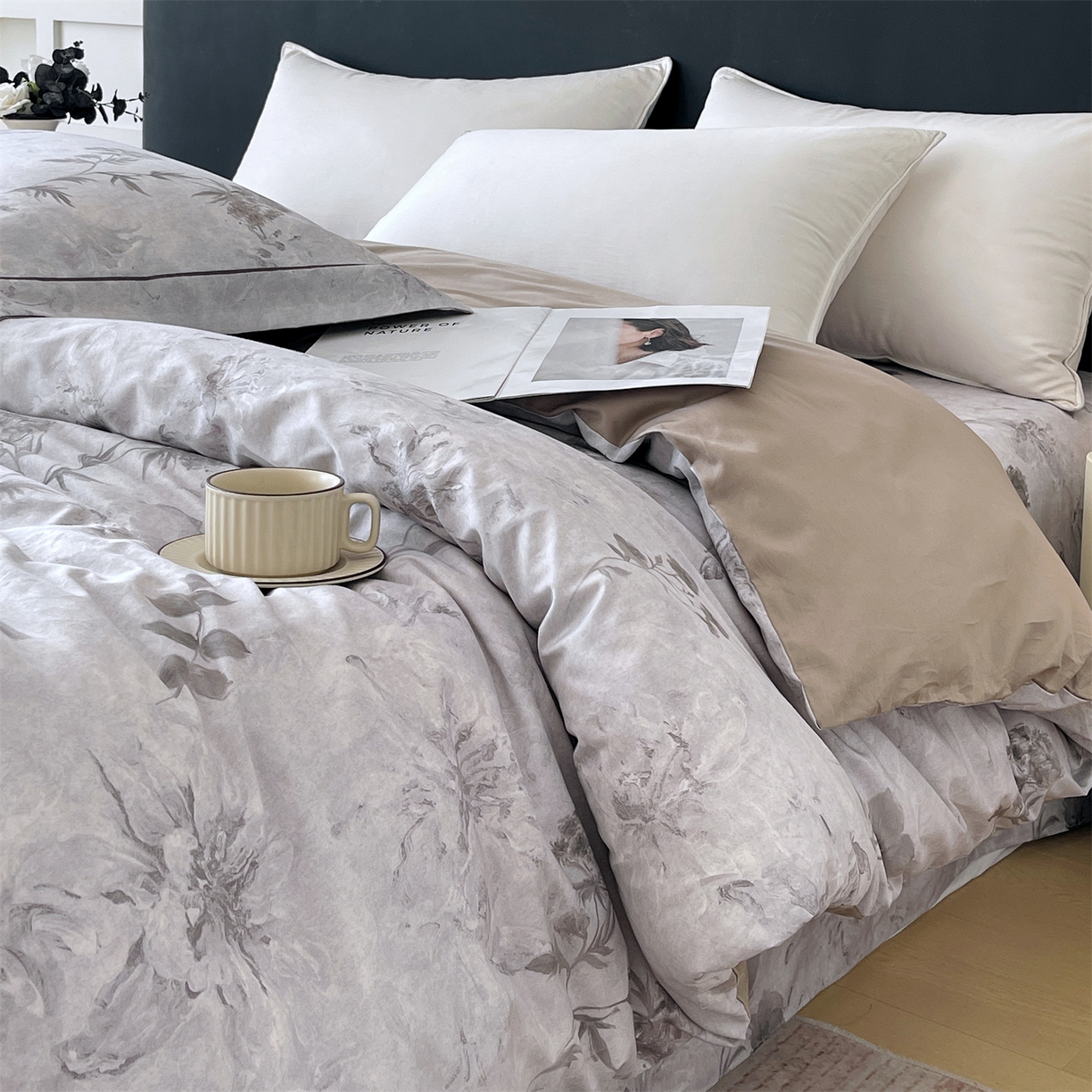 91家纺网 家纺一手货源 找家纺 宝齐莱家纺 2026新款全棉纯棉活性印花单被套被套单件单品被套 忆江南