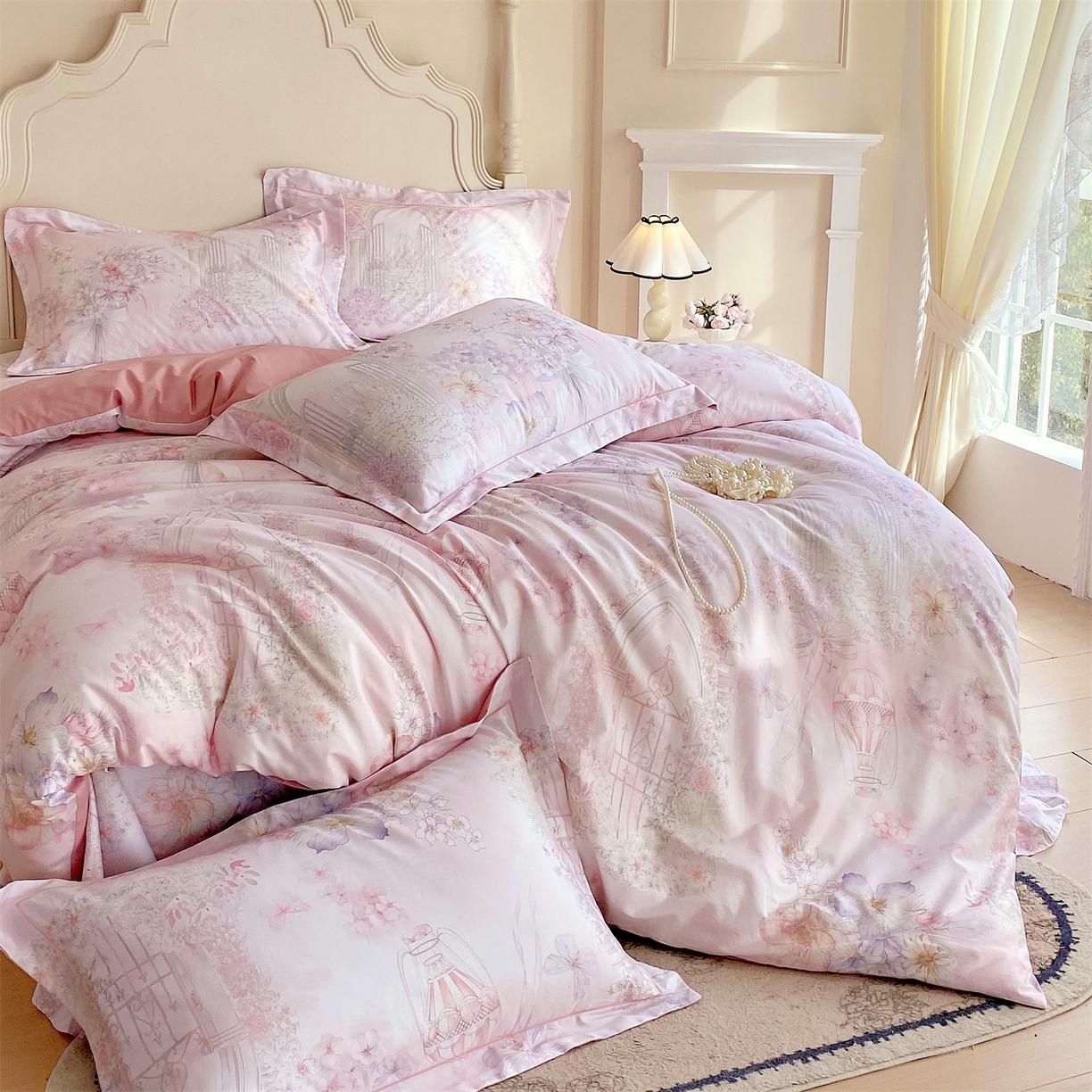 91家纺网 家纺一手货源 找家纺 （总）宝齐莱家纺 2026新款全棉纯棉活性印花四件套