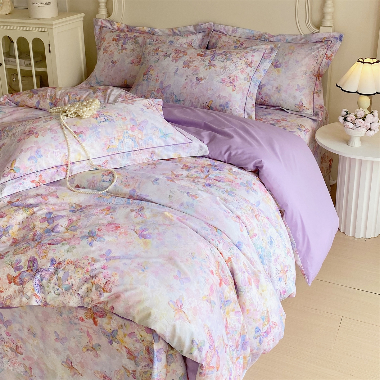 91家纺网 家纺一手货源 找家纺 宝齐莱家纺 2026新款全棉纯棉活性印花四件套 梦幻城堡