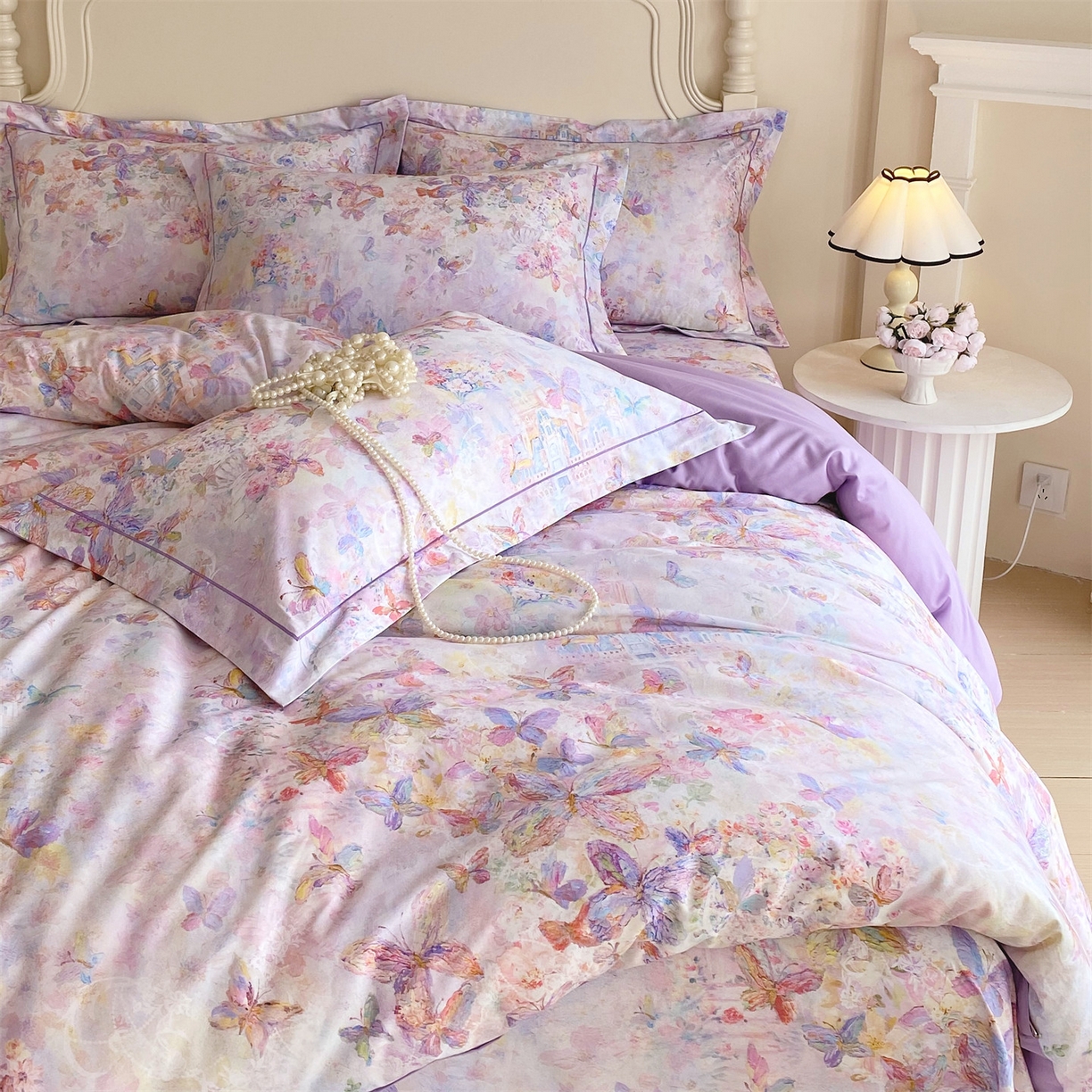 91家纺网 家纺一手货源 找家纺 宝齐莱家纺 2026新款全棉纯棉活性印花四件套 梦幻城堡