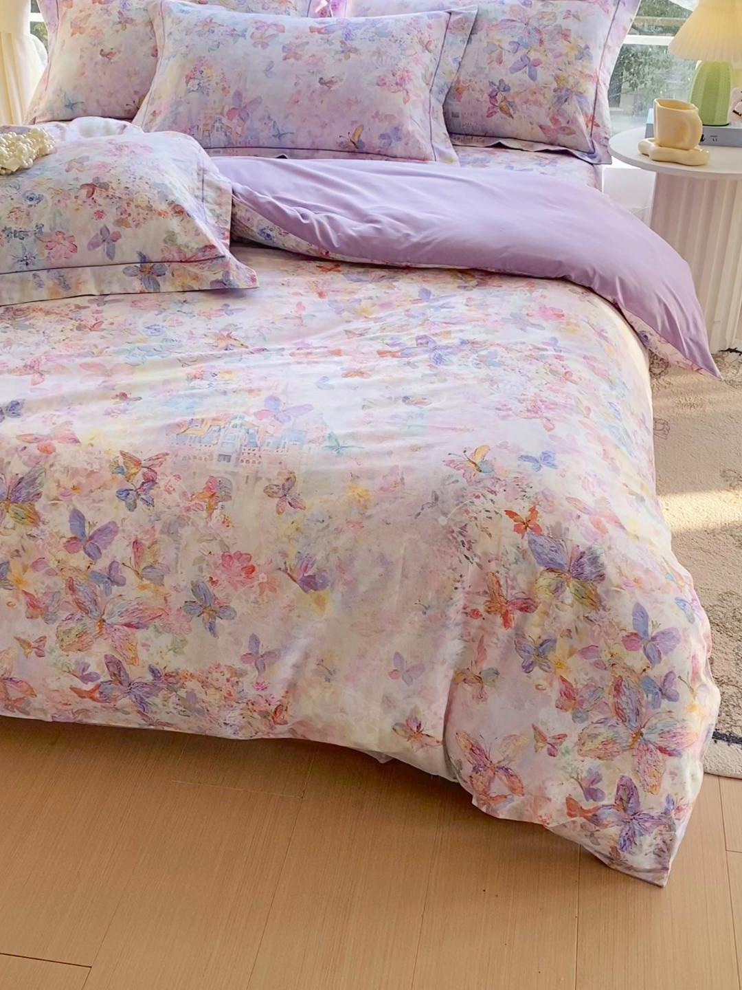 91家纺网 家纺一手货源 找家纺 宝齐莱家纺 2026新款全棉纯棉活性印花四件套 梦幻城堡