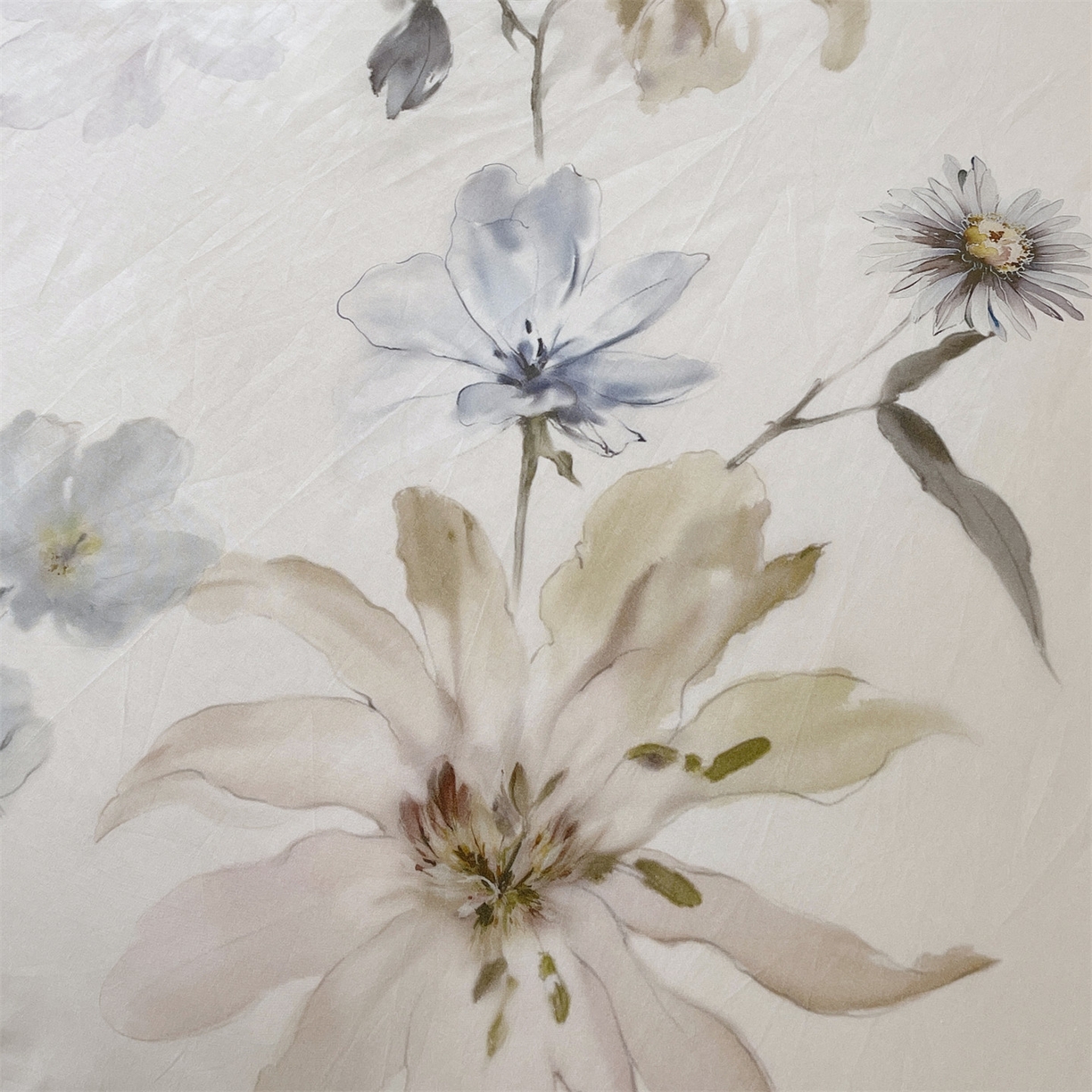 91家纺网 家纺一手货源 找家纺 宝齐莱家纺 2026新款全棉纯棉活性印花四件套 花知晓