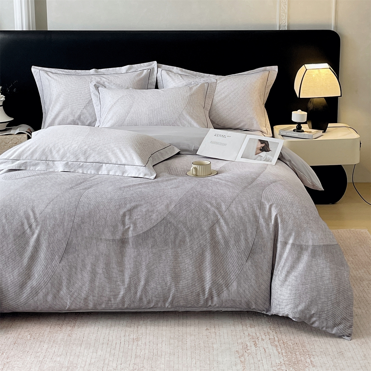 91家纺网 家纺一手货源 找家纺 宝齐莱家纺 2026新款全棉纯棉活性印花四件套 梦想家