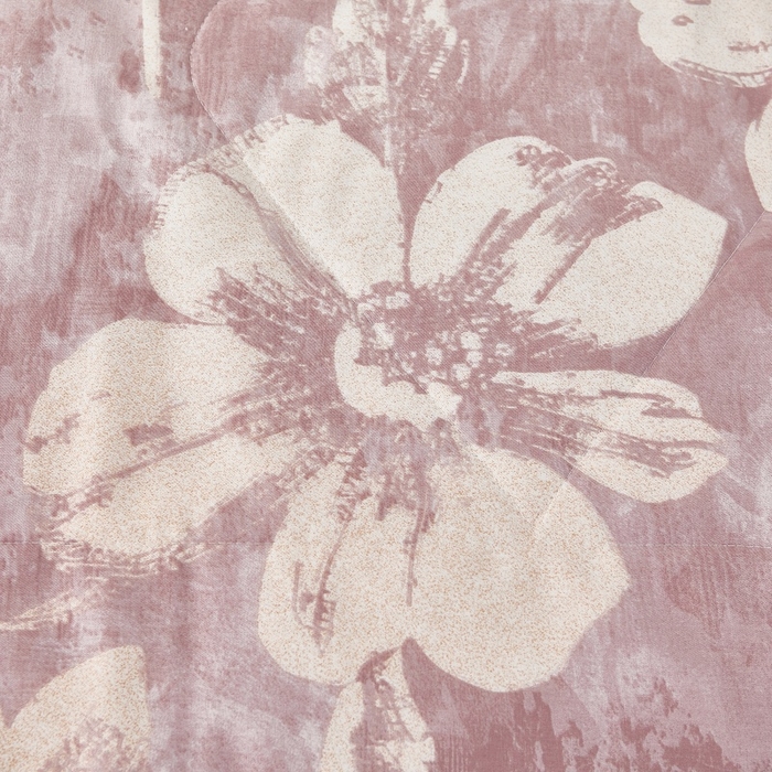 91家纺网 家纺一手货源 找家纺 黛妮雅 2026新款里外全棉印花棉花被纯棉夏被夏凉被空调被 夏被四件套暖屿-豆沙