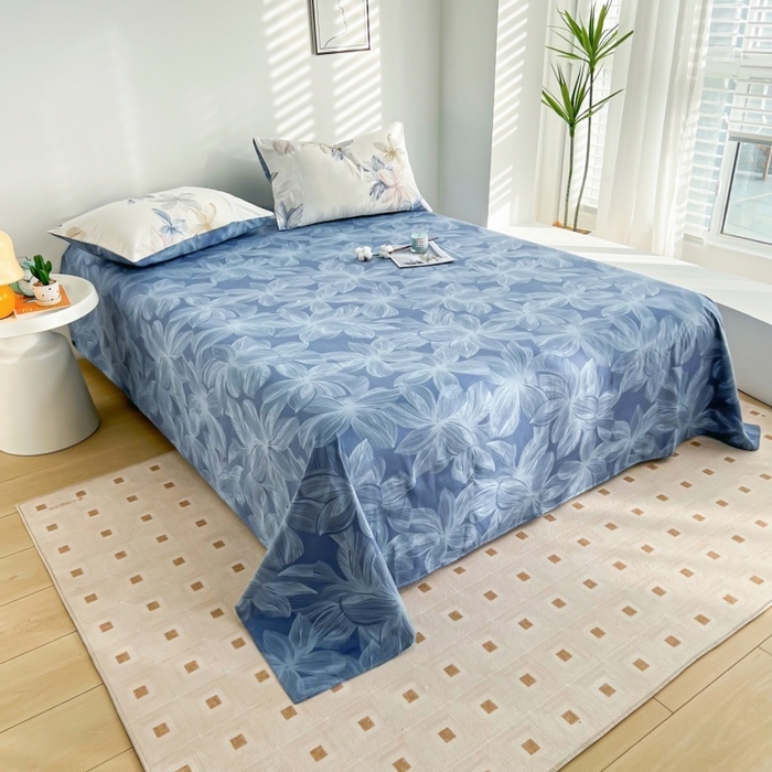 91家纺网 家纺一手货源 找家纺 黛妮雅 2026新款里外全棉印花棉花被纯棉夏被夏凉被空调被 夏被四件套安丽