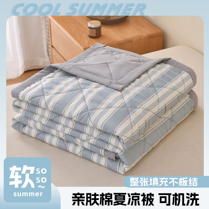 91家纺网 家纺一手货源 找家纺 （总）培童 2025水洗棉夏被夏凉被空调被超声波压花礼品直播引流爆款