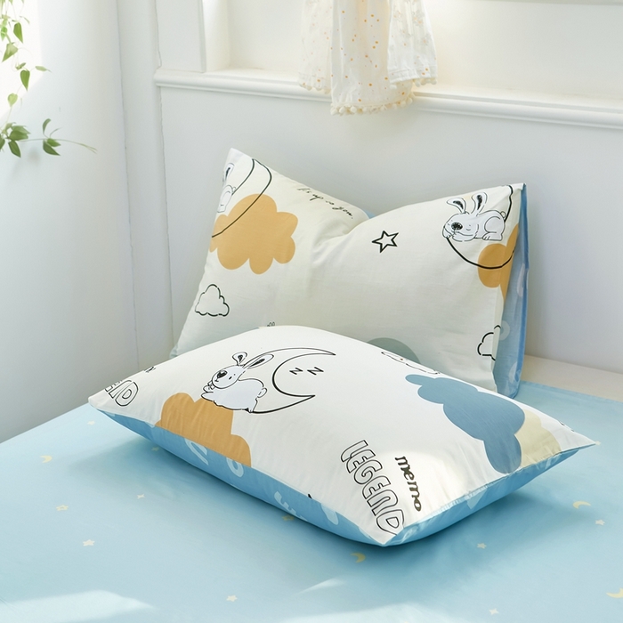 91家纺网 家纺一手货源 找家纺 黛妮雅 2026新款里外全棉印花棉花被纯棉夏被夏凉被空调被 夏被四件套铃兰兔