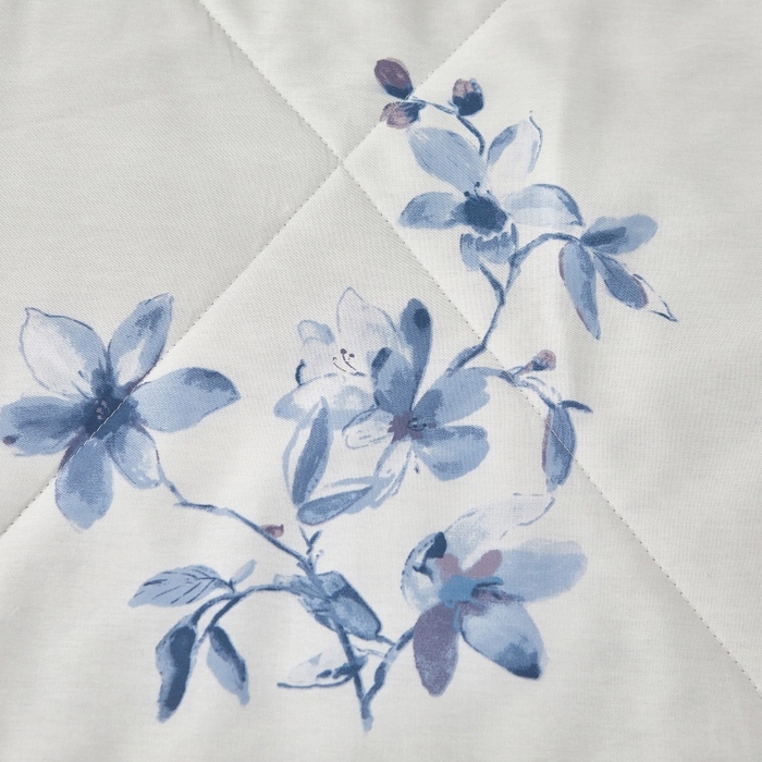 91家纺网 家纺一手货源 找家纺 黛妮雅 2026新款里外全棉印花棉花被纯棉夏被夏凉被空调被 夏被四件套梦兰花