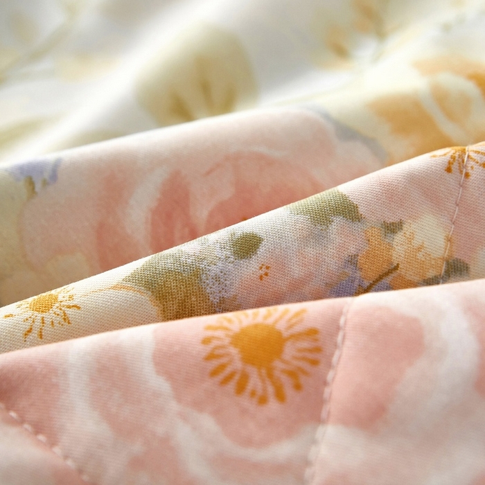 91家纺网 家纺一手货源 找家纺 黛妮雅 2026新款里外全棉印花棉花被纯棉夏被夏凉被空调被 夏被四件套水墨嫣然