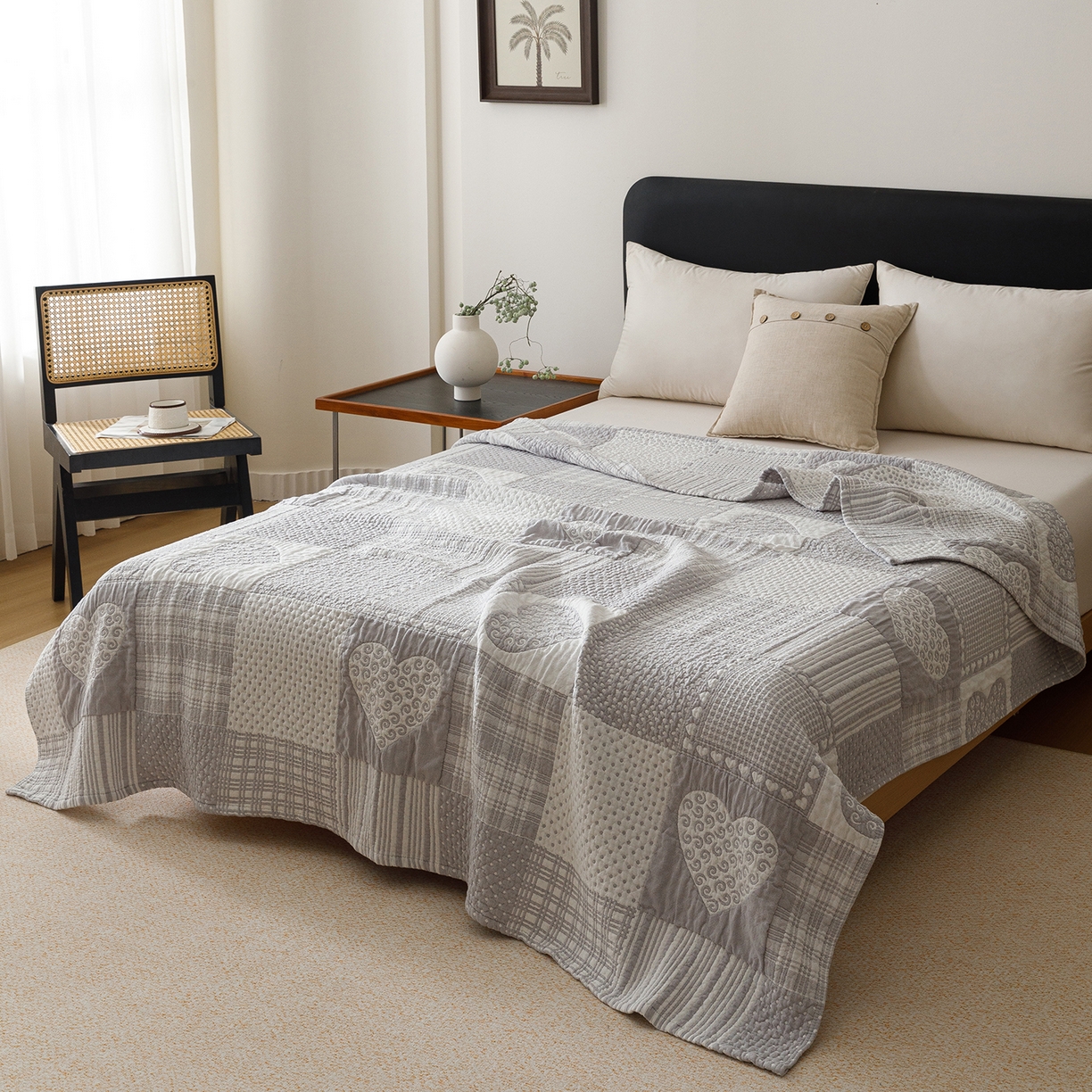 91家纺网 家纺一手货源 找家纺 （总）悦然毛巾被 2026新款外贸全棉三层纱布毛巾被盖毯