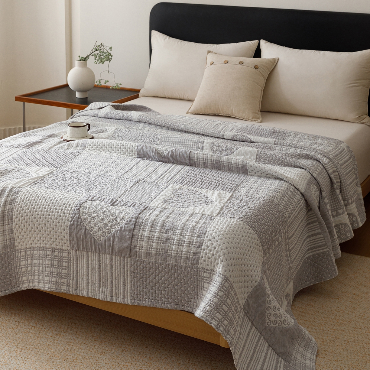 91家纺网 家纺一手货源 找家纺 （总）悦然毛巾被 2026新款外贸全棉三层纱布毛巾被盖毯