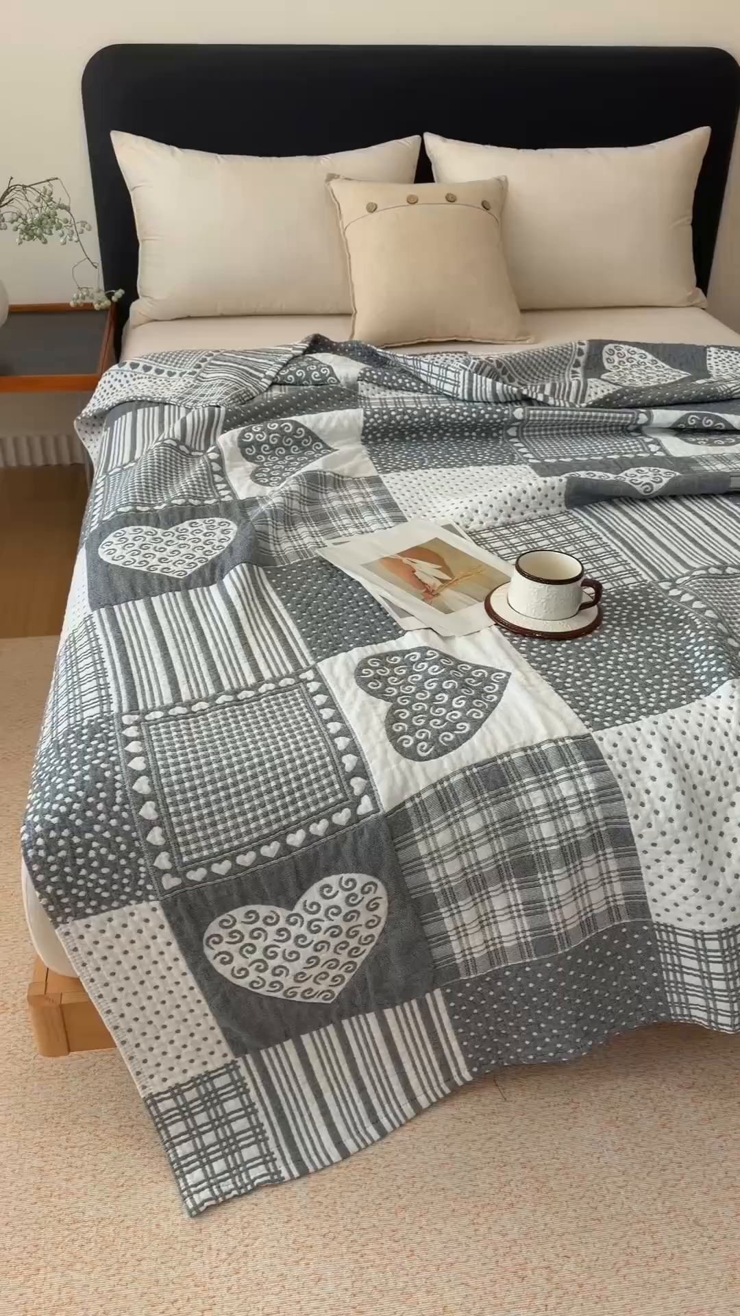 91家纺网 家纺一手货源 找家纺 （总）悦然毛巾被 2026新款外贸全棉三层纱布毛巾被盖毯