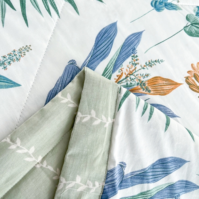 91家纺网 家纺一手货源 找家纺 黛妮雅 2026新款里外全棉印花棉花被纯棉夏被夏凉被空调被 夏被四件套莎莉