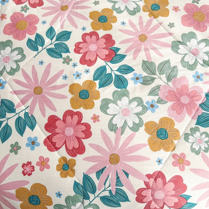 91家纺网 家纺一手货源 找家纺 黛妮雅 2026新款里外全棉印花棉花被纯棉夏被夏凉被空调被 夏被四件套米兰春天