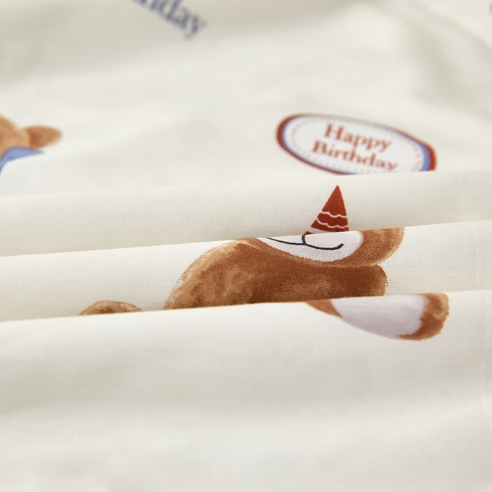 91家纺网 家纺一手货源 找家纺 黛妮雅 2026新款里外全棉印花棉花被纯棉夏被夏凉被空调被 夏被四件套小熊宝贝