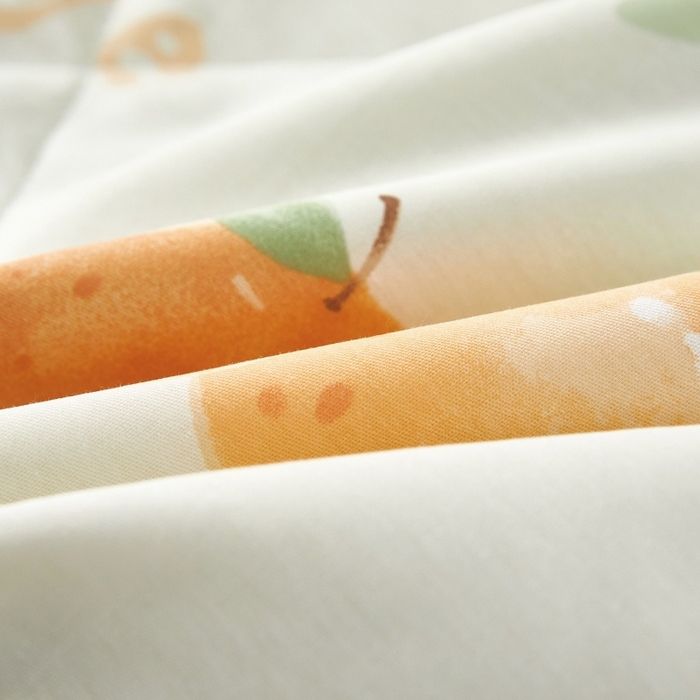 91家纺网 家纺一手货源 找家纺 黛妮雅 2026新款里外全棉印花棉花被纯棉夏被夏凉被空调被 夏被四件套鲜橙多