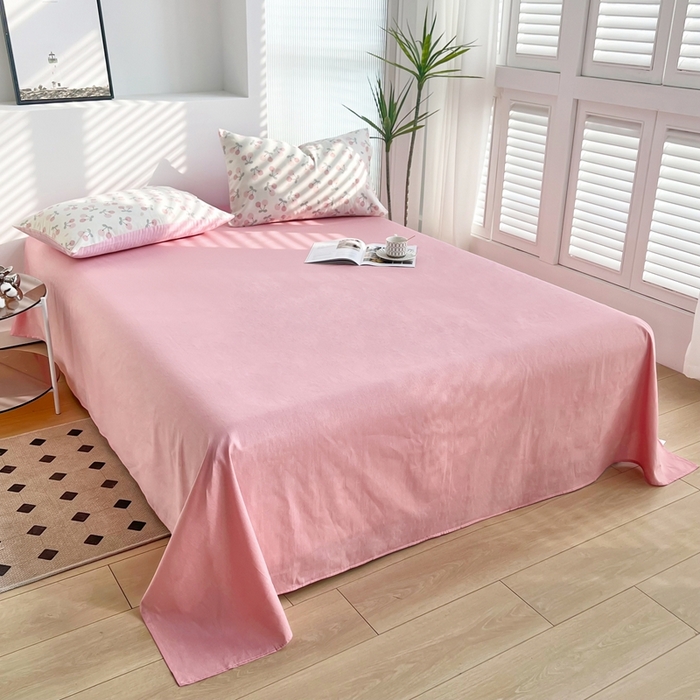 91家纺网 家纺一手货源 找家纺 黛妮雅 2026新款里外全棉印花棉花被纯棉夏被夏凉被空调被 夏被四件套樱桃之恋