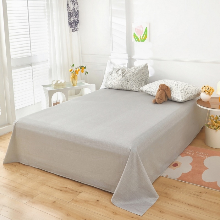 91家纺网 家纺一手货源 找家纺 黛妮雅 2026新款里外全棉印花棉花被纯棉夏被夏凉被空调被 夏被四件套叶舞轻扬