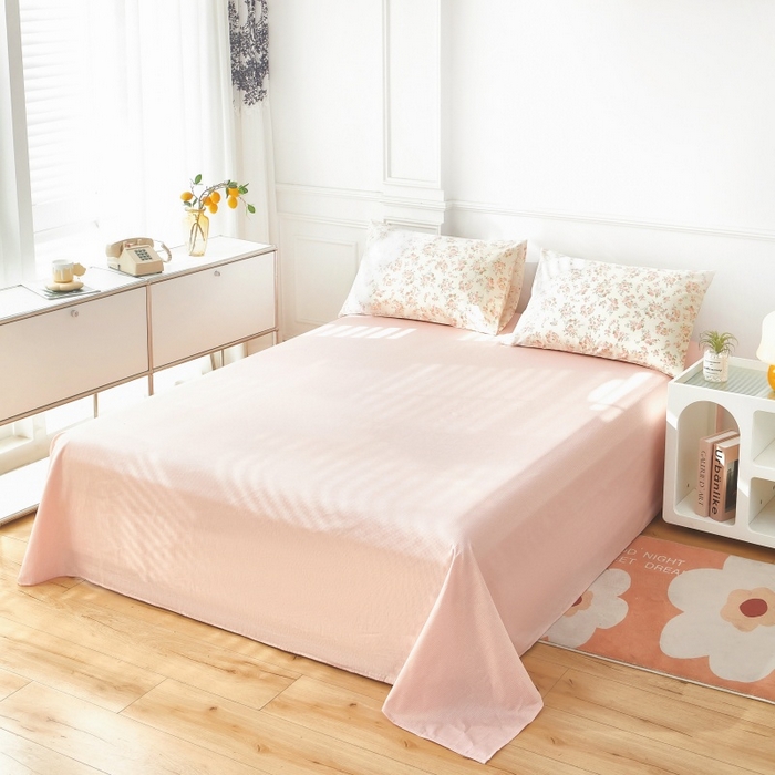 91家纺网 家纺一手货源 找家纺 黛妮雅 2026新款里外全棉印花棉花被纯棉夏被夏凉被空调被 夏被四件套相思蜜语