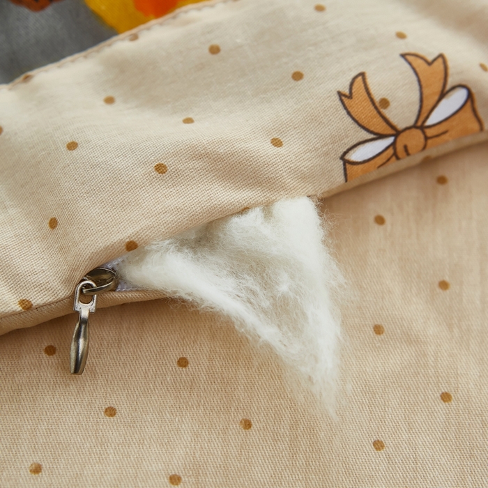 91家纺网 家纺一手货源 找家纺 黛妮雅 2026新款里外全棉印花棉花被纯棉夏被夏凉被空调被 夏被四件套幸运兔