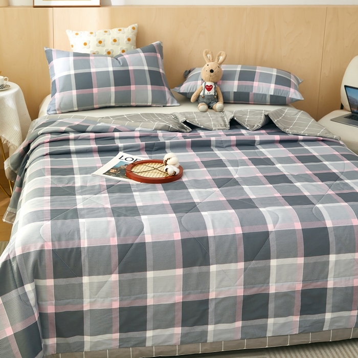 91家纺网 家纺一手货源 找家纺 黛妮雅 2026新款里外全棉印花棉花被纯棉夏被夏凉被空调被 夏被四件套约克