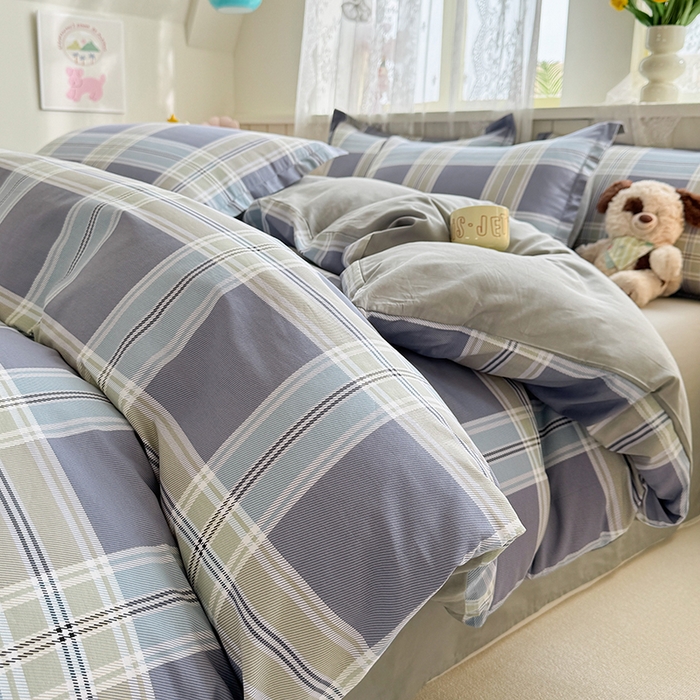 91家纺网 家纺一手货源 找家纺 简冠家纺 2026新款12868印花全棉四件套纯棉四件套