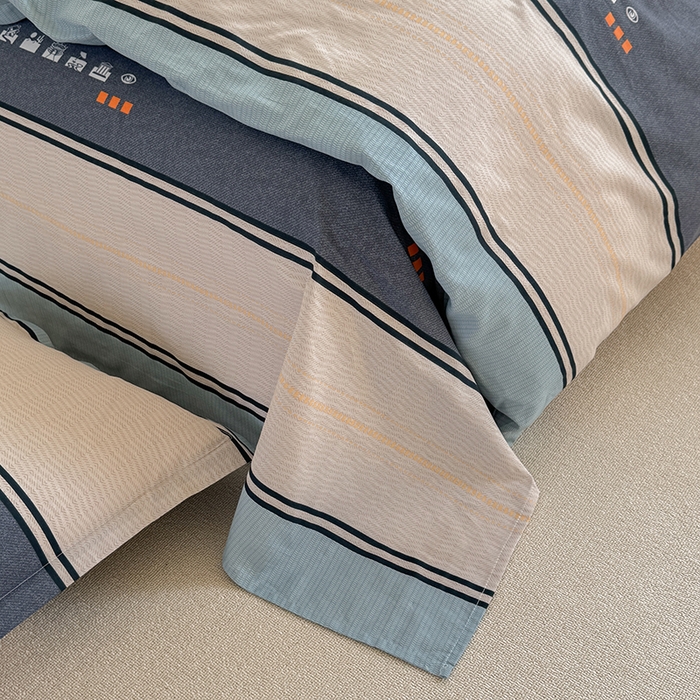 91家纺网 家纺一手货源 找家纺 简冠家纺 2026新款12868印花全棉四件套纯棉四件套 级光兰