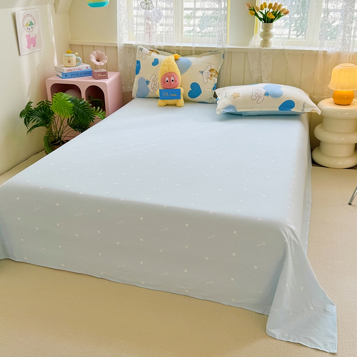 91家纺网 家纺一手货源 找家纺 简冠家纺 2026新款12868印花全棉四件套纯棉四件套 美啦德兰