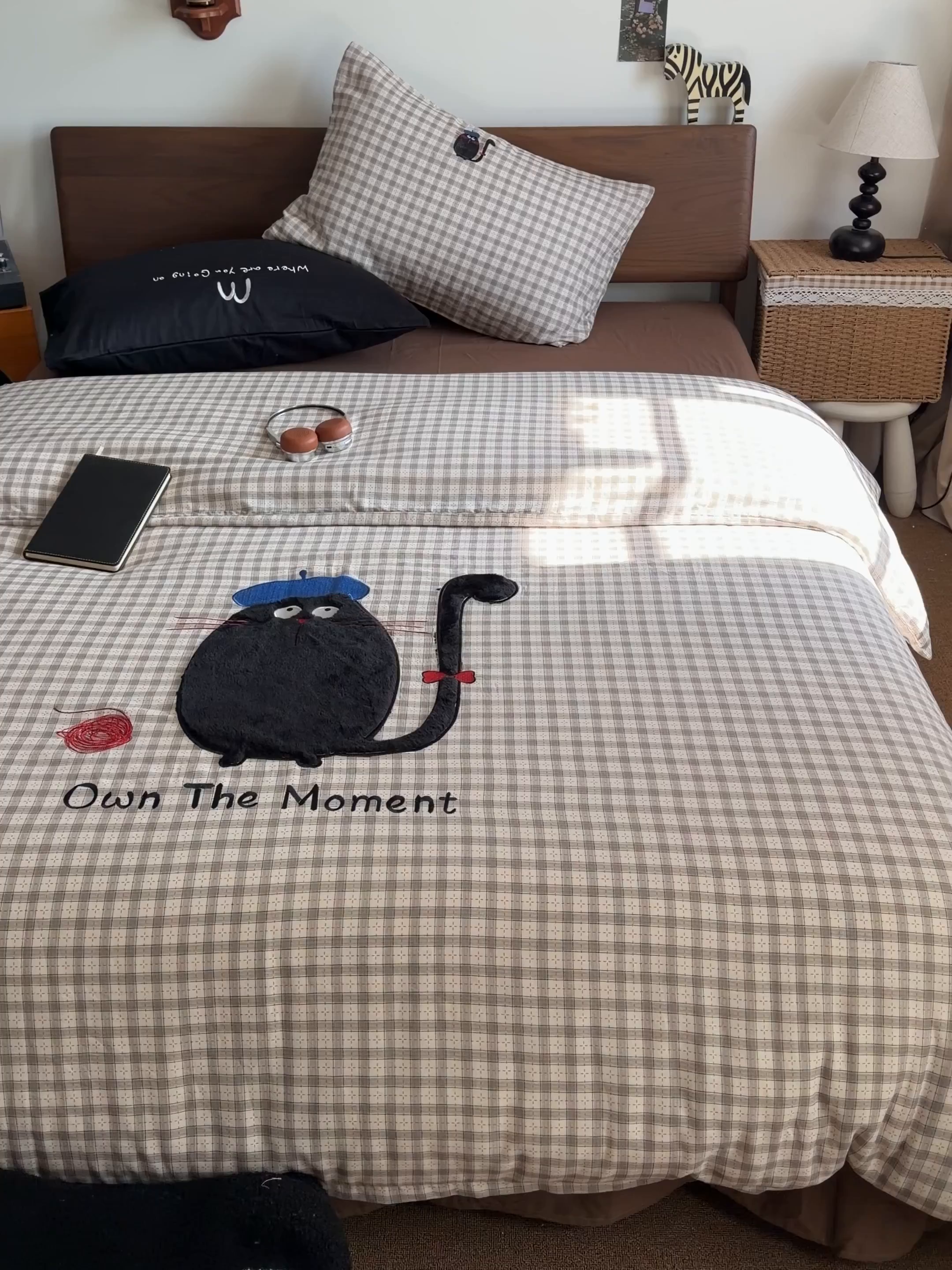 91家纺网 家纺一手货源 找家纺 （总）HL原创 2026新款全棉双层纱贴布绣四件套