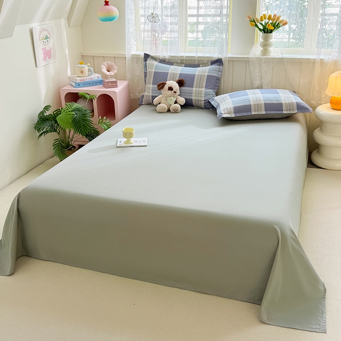 91家纺网 家纺一手货源 找家纺 简冠家纺 2026新款12868印花全棉四件套纯棉四件套 青木时光