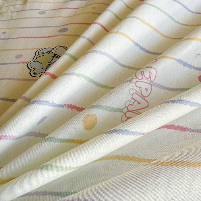 91家纺网 家纺一手货源 找家纺 简冠家纺 2025新款13372全棉纯色学生三件套 小飞象