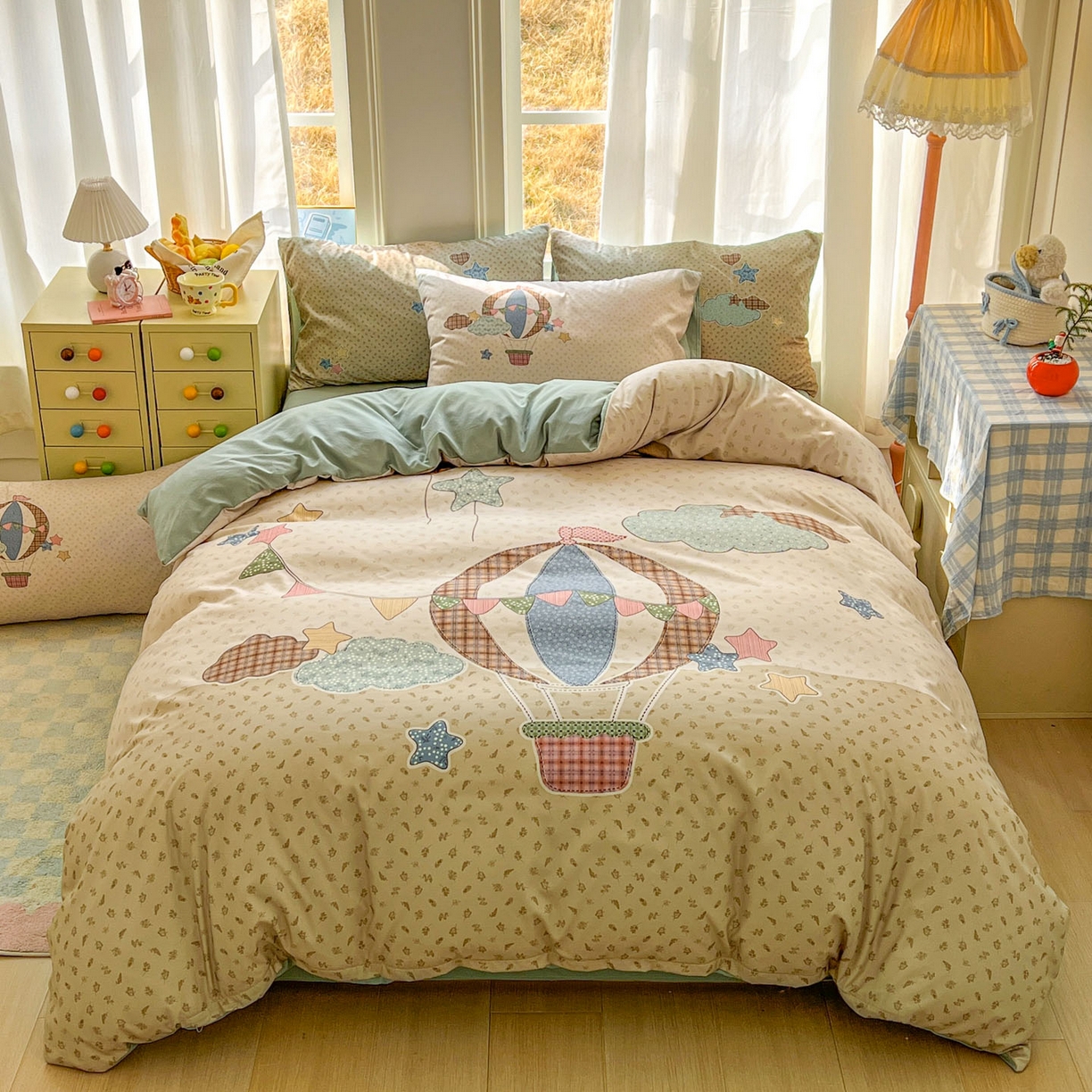 91家纺网 家纺一手货源 找家纺 （总）田子坊（原亨通） 2026春夏新款糯米棉数码印花四件套