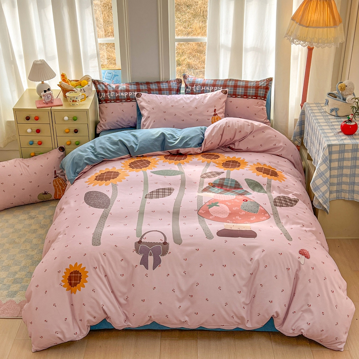 91家纺网 家纺一手货源 找家纺 （总）田子坊（原亨通） 2026春夏新款糯米棉数码印花四件套