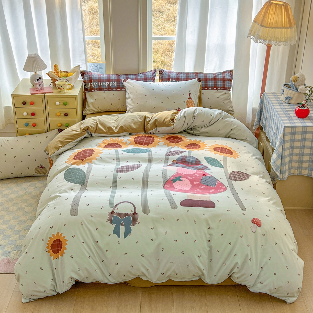 91家纺网 家纺一手货源 找家纺 （总）田子坊（原亨通） 2026春夏新款糯米棉数码印花四件套