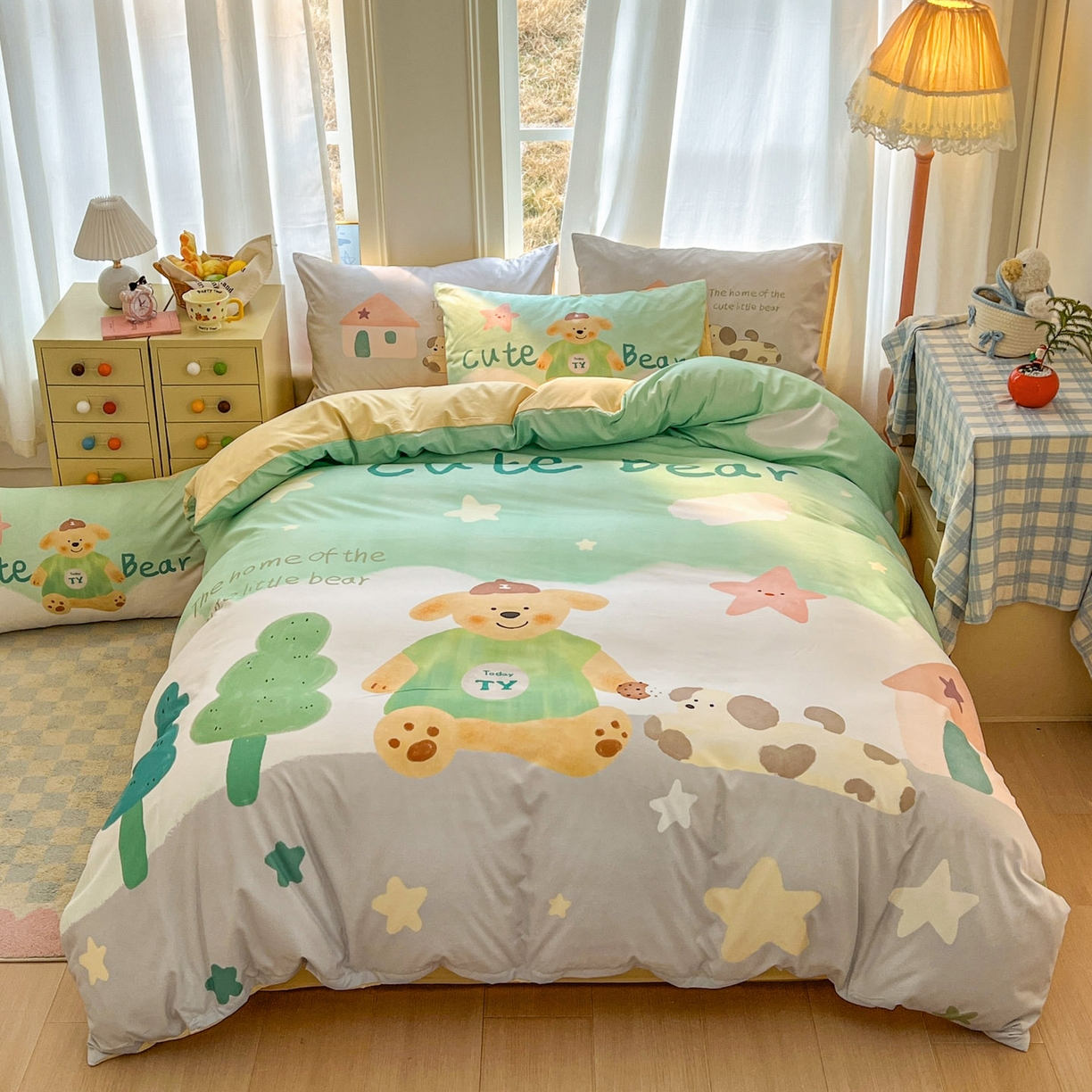 91家纺网 家纺一手货源 找家纺 （总）田子坊（原亨通） 2026春夏新款糯米棉数码印花四件套