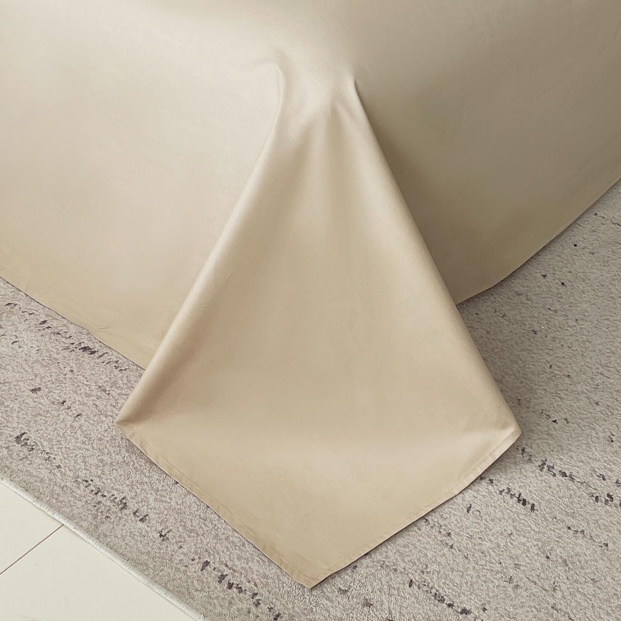 91家纺网 家纺一手货源 找家纺 帅露家纺 2026新款A类全棉纯棉色织大提花纽扣款四件套 琴瑟-金