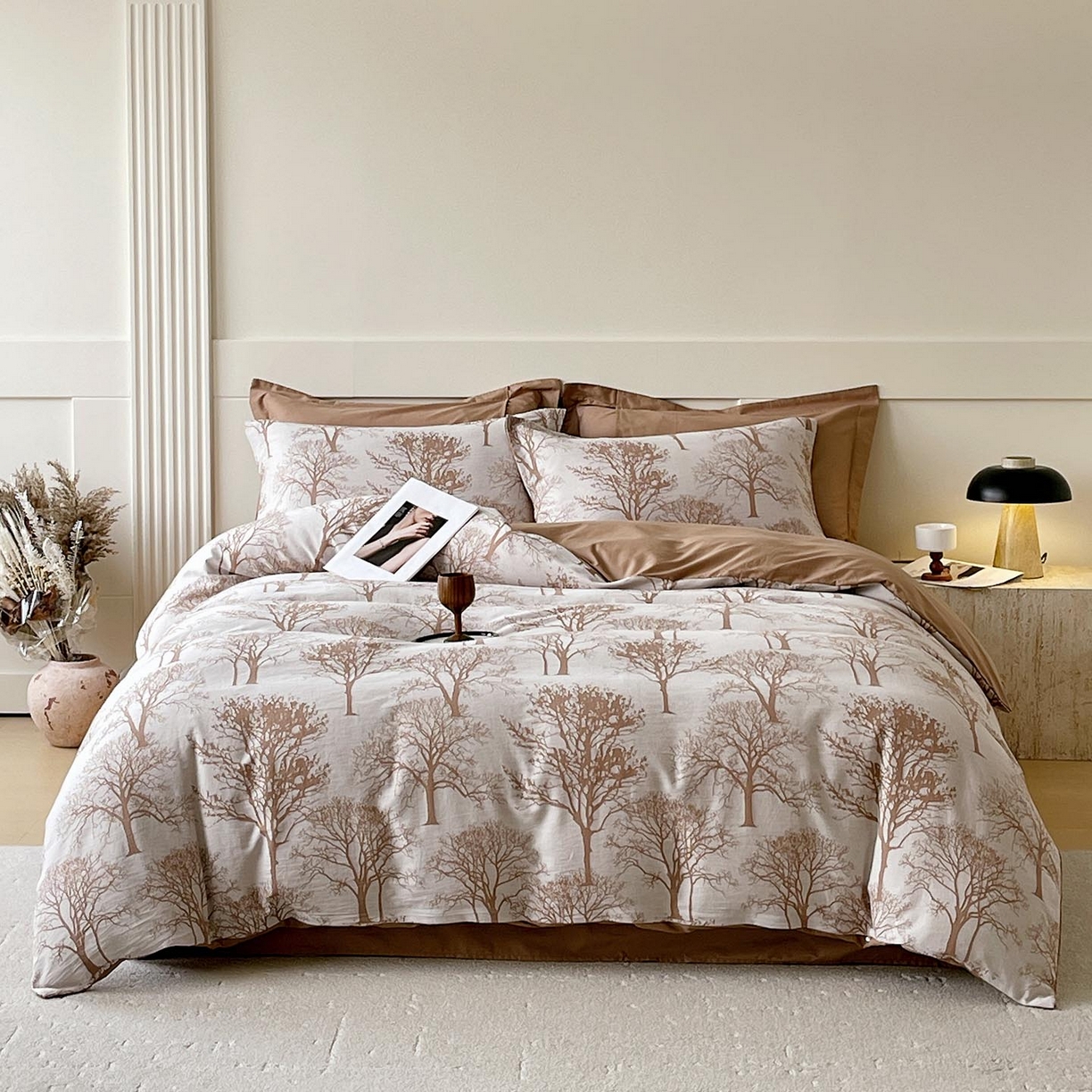 91家纺网 家纺一手货源 找家纺 （总）帅露家纺 2026新款全棉纯棉色织大提花四件套