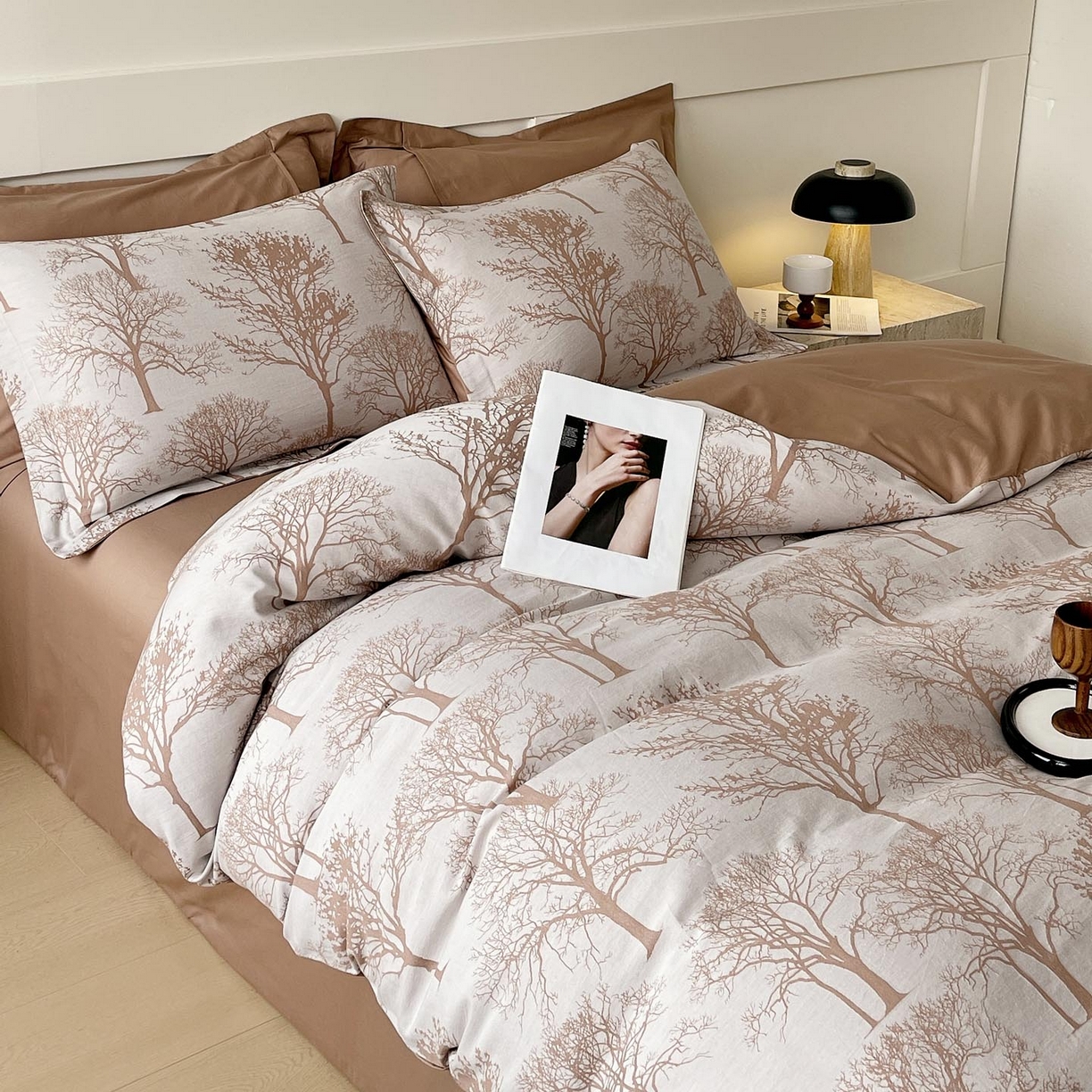 91家纺网 家纺一手货源 找家纺 （总）帅露家纺 2026新款全棉纯棉色织大提花四件套