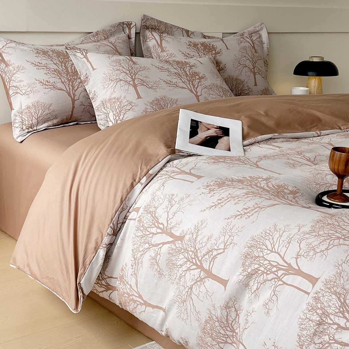 91家纺网 家纺一手货源 找家纺 （总）帅露家纺 2026新款全棉纯棉色织大提花四件套