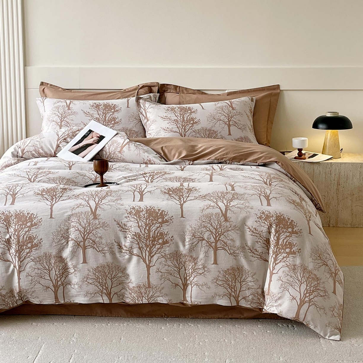 91家纺网 家纺一手货源 找家纺 （总）帅露家纺 2026新款全棉纯棉色织大提花四件套