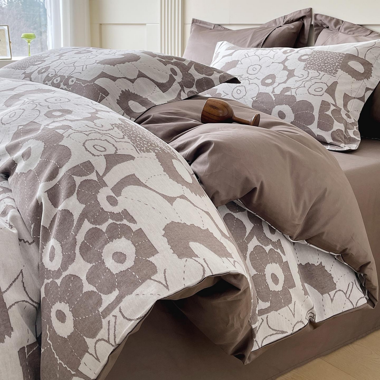 91家纺网 家纺一手货源 找家纺 （总）帅露家纺 2026新款全棉纯棉色织大提花四件套