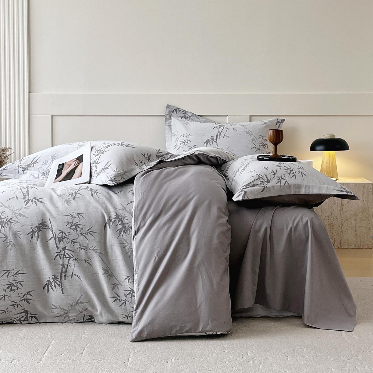 91家纺网 家纺一手货源 找家纺 帅露家纺 2026新款全棉纯棉色织大提花四件套 节节高枝