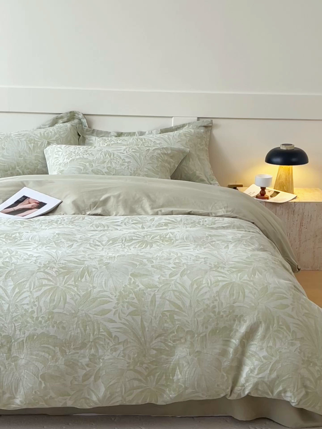 91家纺网 家纺一手货源 找家纺 帅露家纺 2026新款全棉纯棉色织大提花四件套 曼青